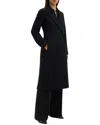 Theory Double-breasted Wool-blend Felt Coat In Black