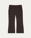 Theory Kick Flare Crop Pants In Mnk