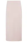 Theory Mid-length Straight Skirt In D Blush