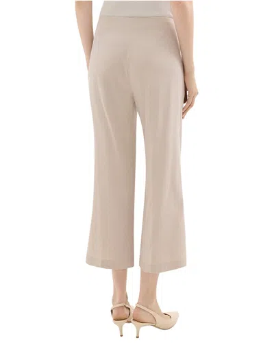 Theory Clean Terena Linen-blend Pant In Sand