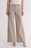 Theory Women's Clean Terena Wide Leg Pants In Blush Multi