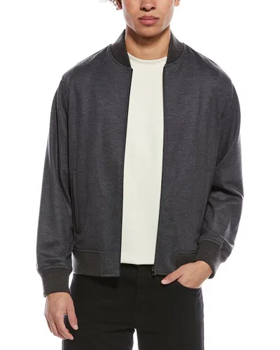 Theory Clean Wool-blend Bomber Jacket In Multi