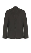 Theory Clinton Blazer In Charcoal Melange