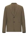 Theory Clinton Precision Ponte Knit Blazer In Dark Moss