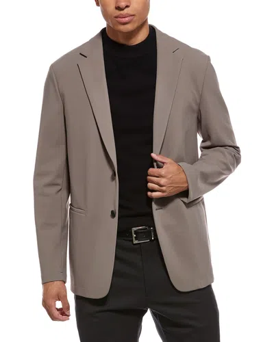 Theory Clinton Blazer In Precision Ponte In Sidewalk