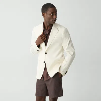 Theory Clinton Blazer In Good Linen In Neutral