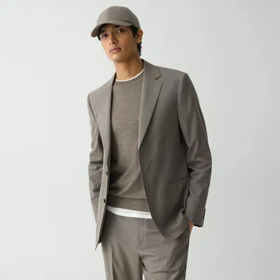Theory Clinton Blazer In Motion Wool In Gray