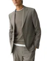 Theory Clinton Blazer In Motion Wool In Gray