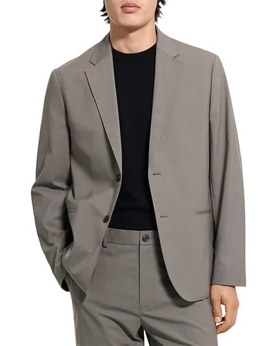 Theory Clinton Blazer In Motion Wool In Gray