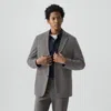 Theory Clinton Blazer In Precision Ponte In Black