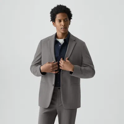 Theory Clinton Blazer In Precision Ponte In Gray