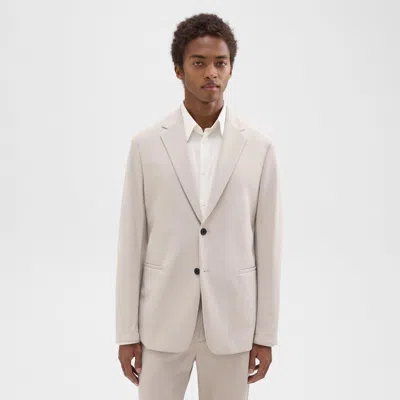 Theory Clinton Blazer In Precision Ponte In Putty