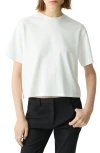 Theory T-shirt In White Cotton In White