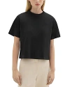 Theory Regal Merino Wool Short-sleeve Crew T-shirt In Black