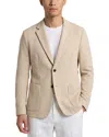 Theory Clinton Grid Blazer In Neutral