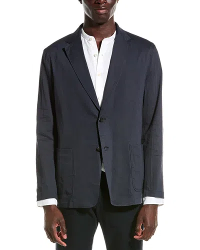 クリーニング済　Theory Woodmere Melange CLINTON Theory Men's Clinton Gray Sport Coat 42 DPK W Precision