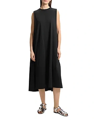 Theory Clinton Muscle Tee Dress In Black