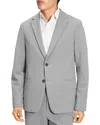 Theory Chambers Blazer In Stretch Wool In Soft Gray