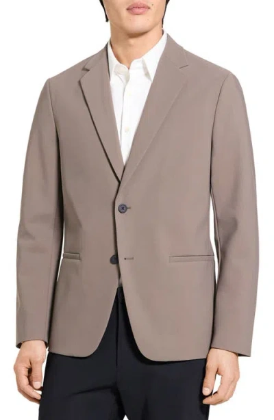 Theory Clinton Precision Ponte Knit Blazer In Brown