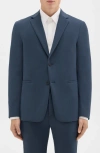 Theory Clinton Precision Ponte Knit Blazer In Deep Sea Blue