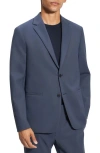 Theory Clinton Precision Ponte Blazer Finch In Navy