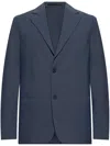 Theory Clinton Precision Ponte Blazer Finch In Blue