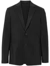 Theory Clinton Single-breasted Blazer In Schwarz