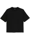 Theory Regal Merino Wool Short-sleeve Crew T-shirt In Black