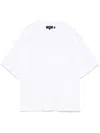 Theory Cuffed Tee In White