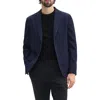 Theory Clinton Textured Wool Blend Sport Coat In Navy