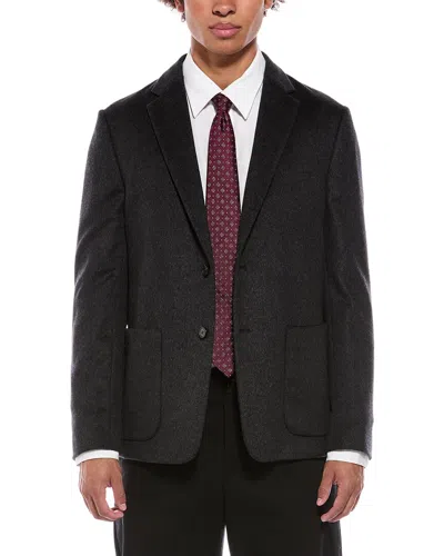 Theory Clinton Wool & Cashmere-blend Blazer In Gray