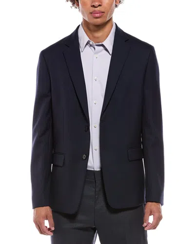 Theory Clinton Wool Blazer In Blue