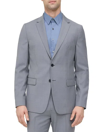 Theory Clinton Wool Jacket In Grey