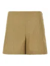 Theory Cotton Shorts With Back And Side Pockets