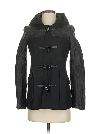 Pre-owned Theory Coat In Black