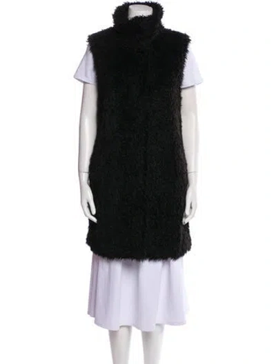 Pre-owned Theory Coat In Black