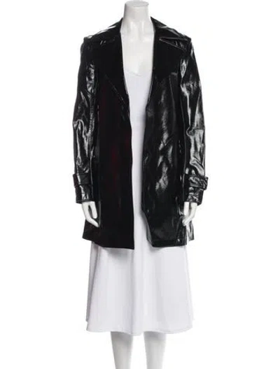 Pre-owned Theory Coat In Black