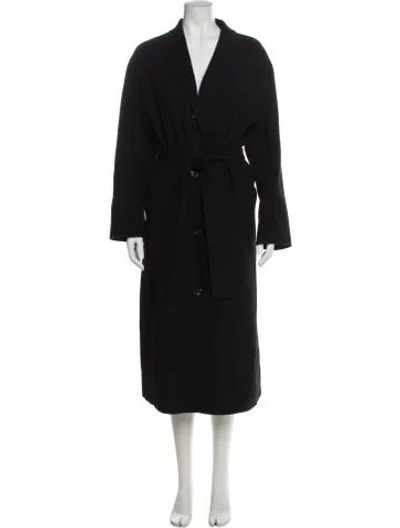 Pre-owned Theory Coat In Black