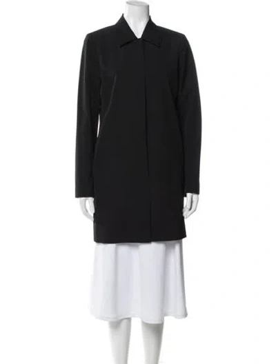 Pre-owned Theory Coat In Black
