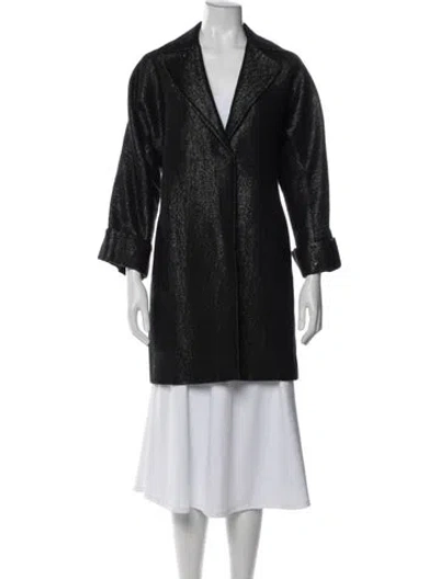 Pre-owned Theory Coat In Black