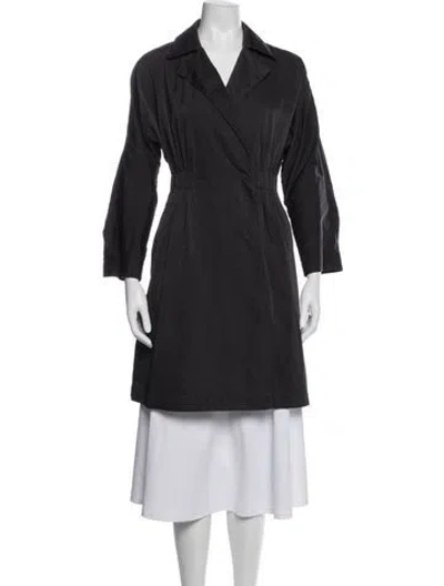 Pre-owned Theory Coat In Black