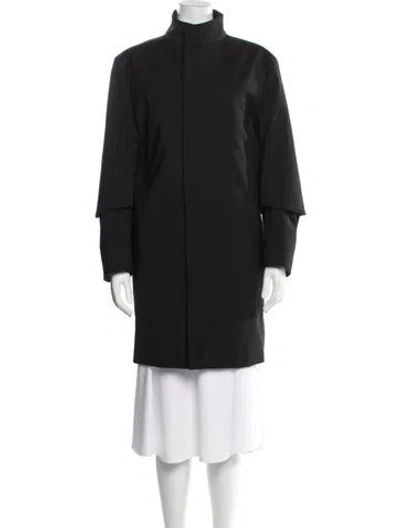 Pre-owned Theory Coat In Black