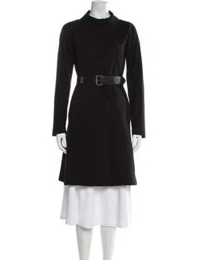 Pre-owned Theory Coat In Black