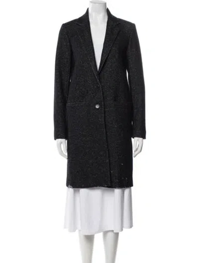 Pre-owned Theory Coat In Black