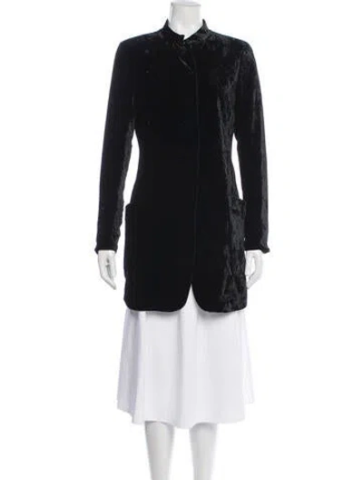 Pre-owned Theory Coat In Black