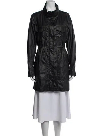 Pre-owned Theory Coat In Black