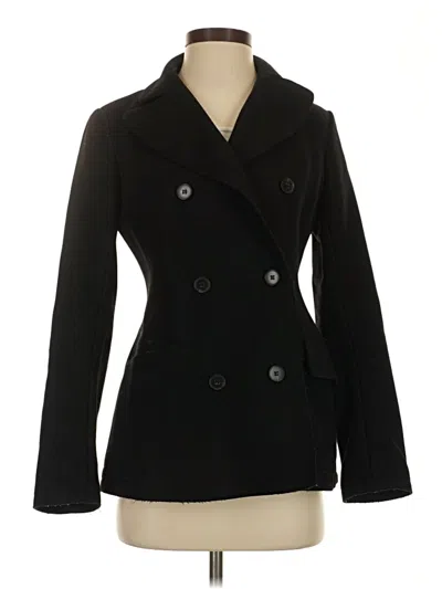 Pre-owned Theory Coat In Black