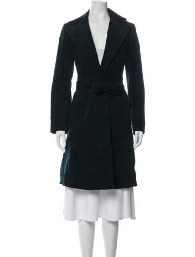 Pre-owned Theory Coat In Blue