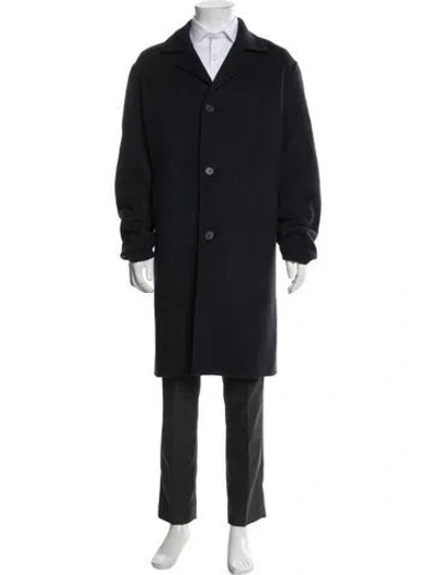 Pre-owned Theory Coat In Blue