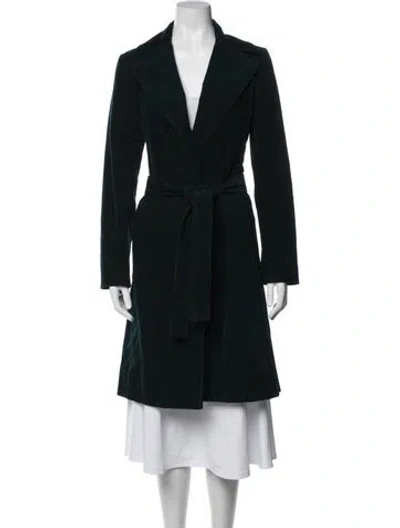 Pre-owned Theory Coat In Blue